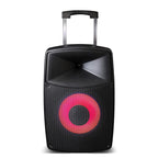 Parlante Moonki MS-P112B 150W Bluetooth con Dos Microfonos Inalámbricos - Negro
