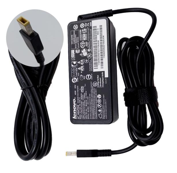 CARGADOR LAPTOP LENOVO 20V 2.25A USB