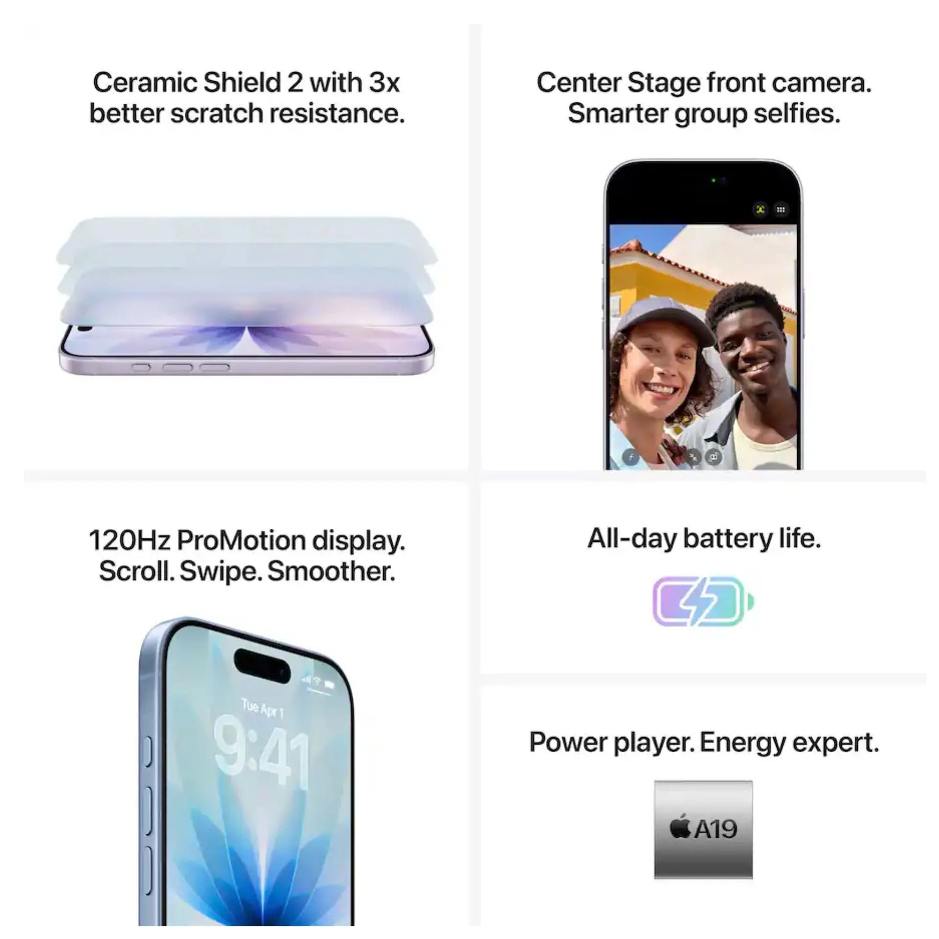 Celular Apple iPhone 17 ios 256 GB white touch MG6K4BE a Imagen secundaria del producto