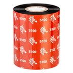 Ribbon Zebra 5100 resina 89 mm x 1 476 pies Core - 1 pulgadas