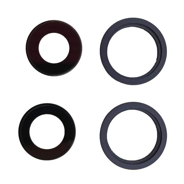 Lente Camara Iphone 13 13 Mini - Negro con Marco