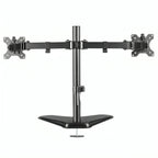 Soporte de Escritorio para Monitores Unno Tekno TM8001BK Compatible con Monitores Planos de Hasta 32" Capacidad de 8KG Cada Uno con Organizador de Cables - Negro