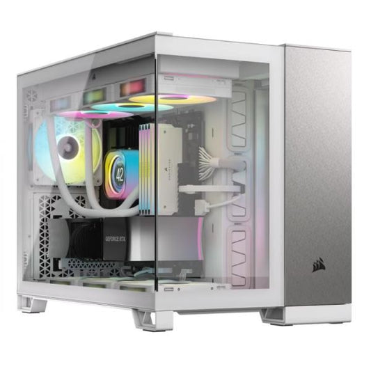 CASE CORSAIR 2500X MID TOWER SIN VENTILACIÓN CON VIDRIO LATERAL Y MALLA FRONTAL CC-9011289-WW