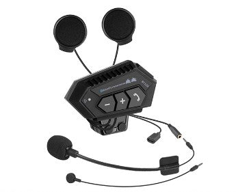 AUDIFONO MANOS LIBRES BLUETOOTH PARA CASCO BT12 NEGRO