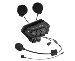 AUDIFONO MANOS LIBRES BLUETOOTH PARA CASCO BT12 NEGRO