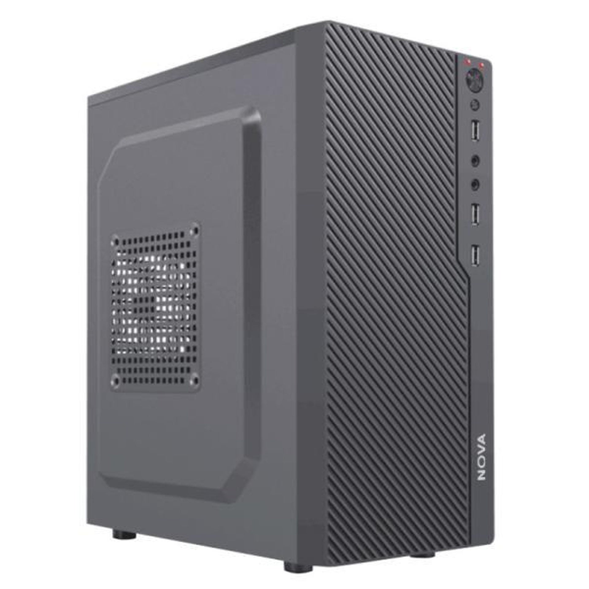 Case Nova Cm04ktra002c Mini Tower Sin Ventilación Incluida con Panel Lateral y con Fuente de Poder Pe600rnf013c - Negro Imagen principal del producto
