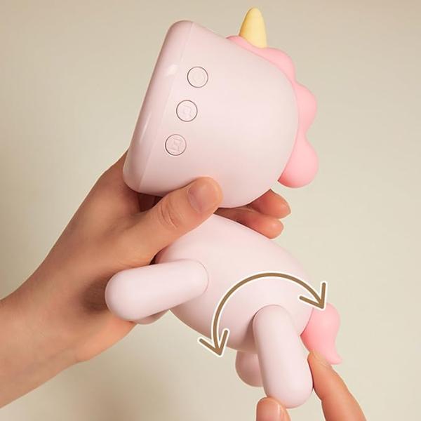 Reloj Despertador Digital Unicornio - Blanco