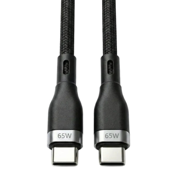 Cable USB-C a USB-C Nova FAD31918001C 65W 1.8m nylon carga rapida