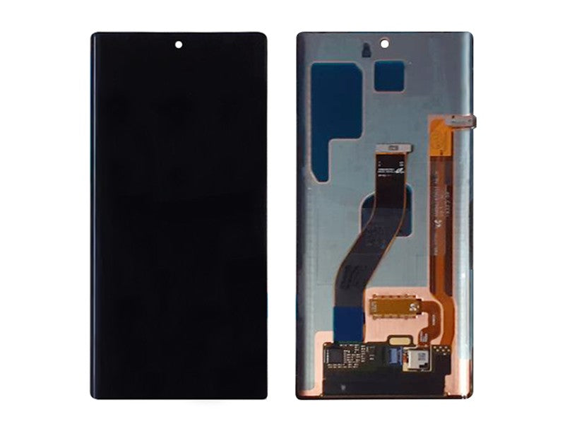 Repuesto LCD PANTALLA SAMSUNG GALAXY NOTE 10 COMPLETA NEGRA SIN MARCO