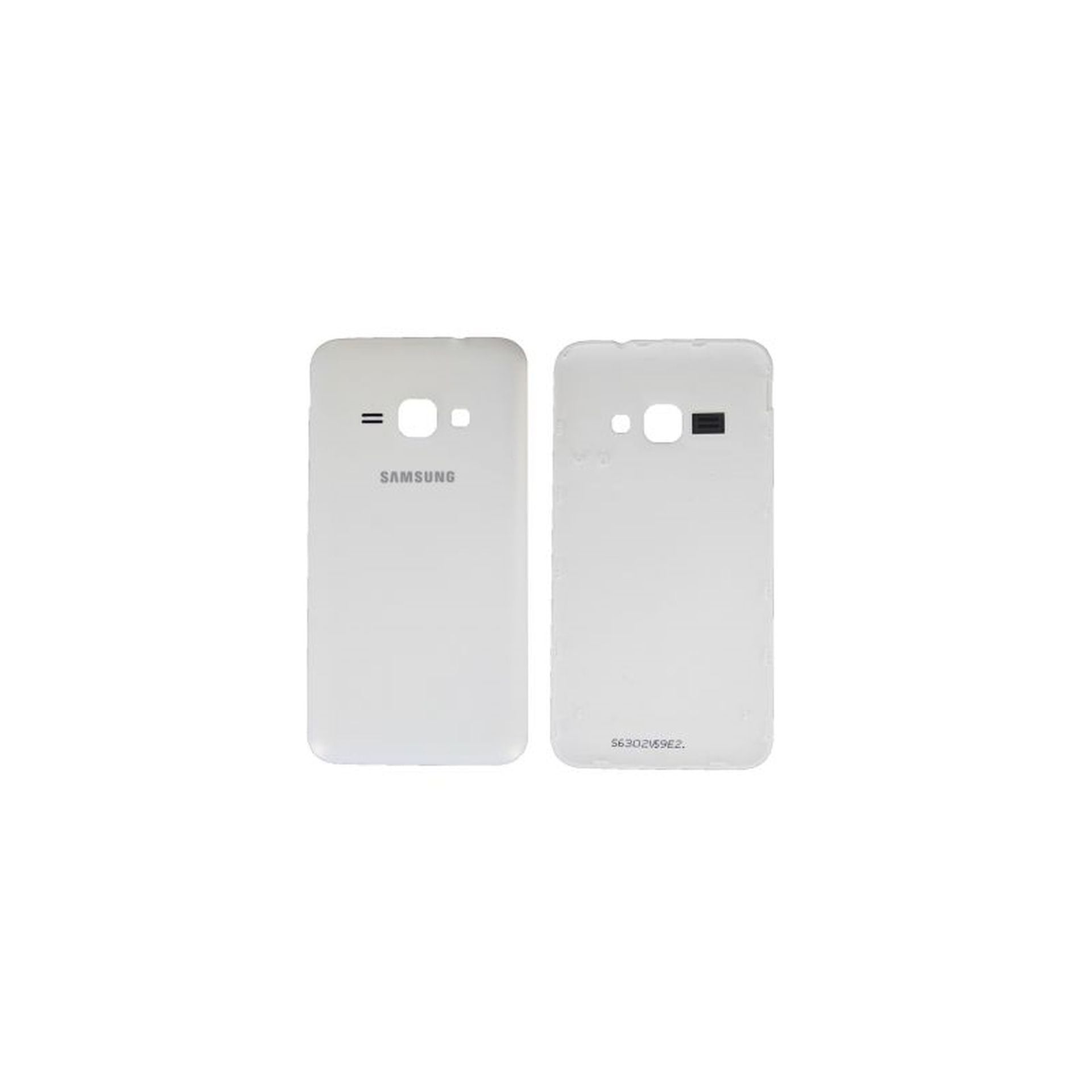 Repuesto tapa para Samsung Galaxy J1 2016 J120 blanca con marco Imagen secundaria del producto