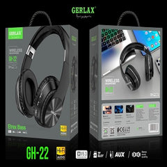 AUDIFONOS MANOS LIBRES BLUETOOTH GH-22 GERLAX NEGRO