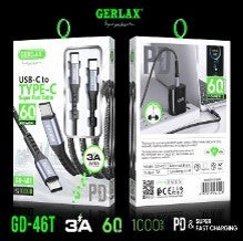 CABLE USB TIPO C GD-46T GERLAX AZUL