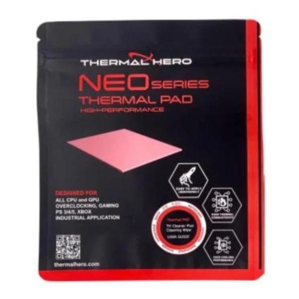Parche Térmico Thermal Hero Neo Pad Edicion Overclock 13w/m K 1.5mm Cpu/gpu 100x100mm TH-412115-OC - Rosado