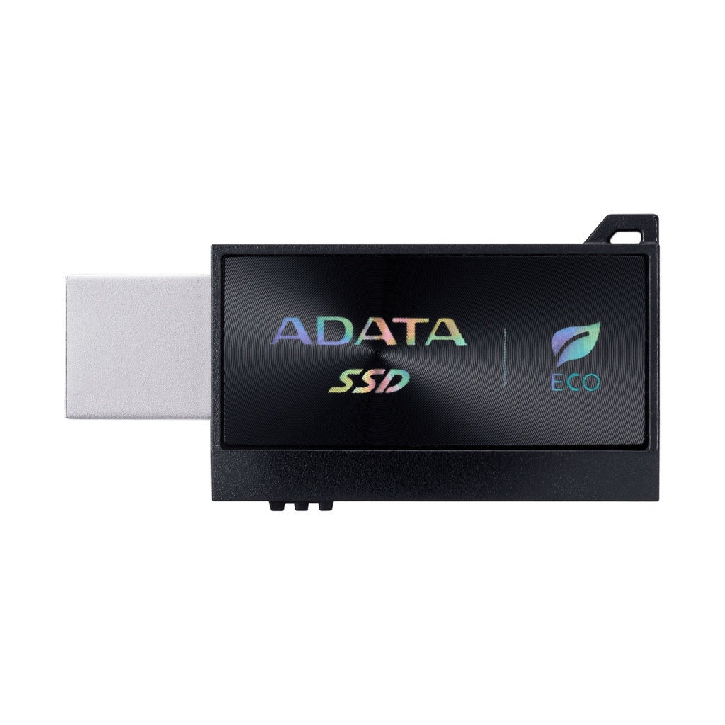 HD Solido Externo 1TB-ADATA SC730 USB 3.2 Gen 2 Tipo C/tipo a 600 Mb/s 600 Mb/s SC730-1T-CACTI - Negro