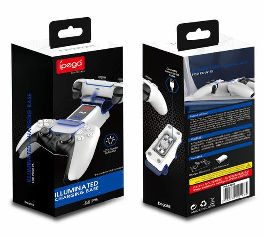 CARGADOR PARA CONTROL PLAY STATION 5 PG-P5003 IPEGA NEGRO