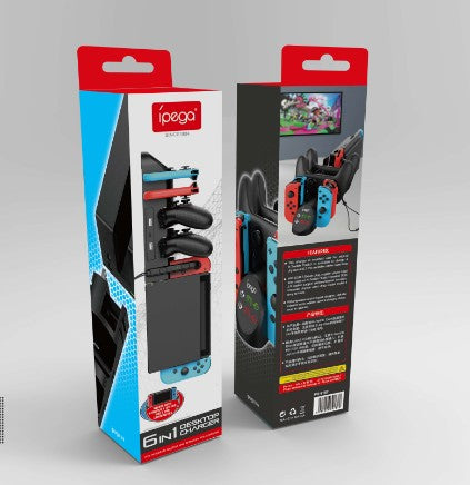 CARGADOR CONTROL JOYCON NINTENDO SWITCH PG-9187 NEGRO