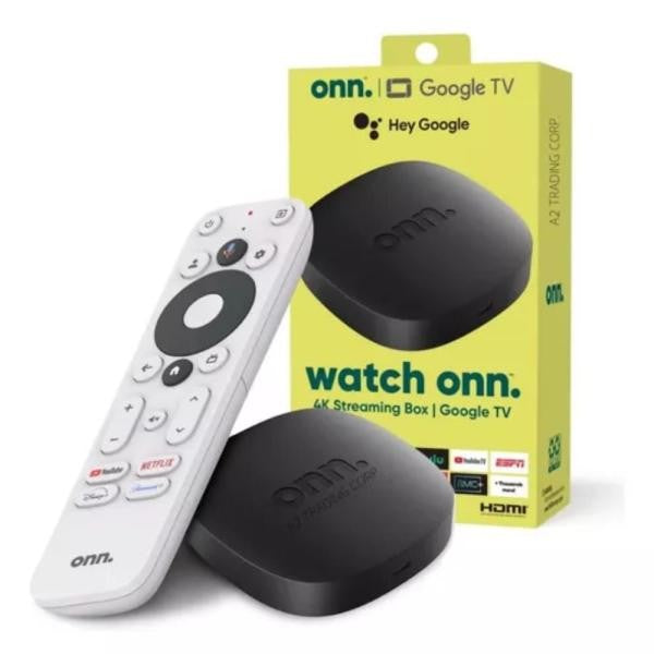 DISPOSITIVO STREAMING WATCH 4K ONN GOOGLE NEGRO
