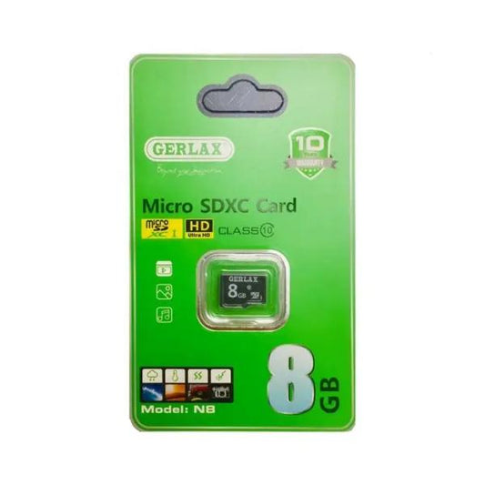 MEMORIA MICRO SDXC 8GB GERLAX