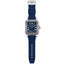 Reloj Analogico de Pulsera con Banda de Silicon - Azul
