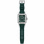 Reloj Analogico de Pulsera con Banda de Silicon - Verde