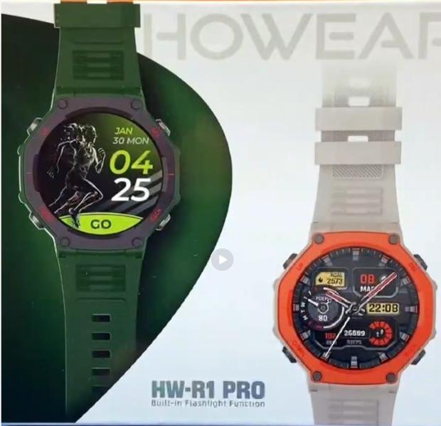 Reloj Inteligente Hw R1 PRO - Negro