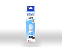 Epson 504 - 70 ml - cián original - recarga de tinta