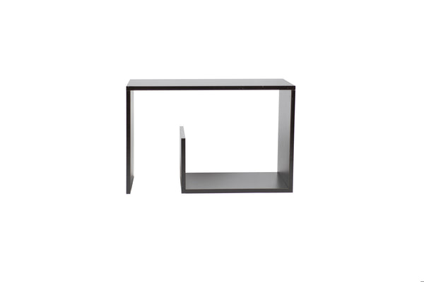 Kenneth Cole mesa de centro tipo librero color cafe oscuro - KCWD2022055-BR