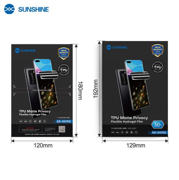Lamina hidrogel SS-057ES privada mate Sunshine incluye cortes Imagen secundaria del producto