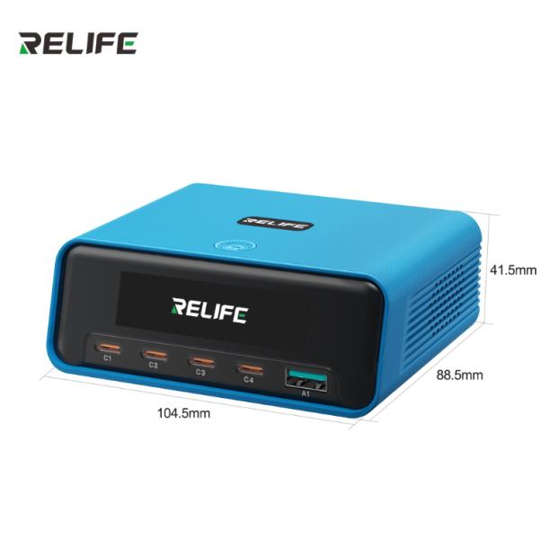Adaptador Cargador Q8 Sunshine - Azul 165W 5 USB