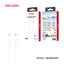 Cable USB Tipo C VD-DC21CC Ven Dens - Blanco C-c 1M
