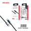 Cable USB Tipo C VD-DCN05 Ven Dens - Blanco C-c 1M