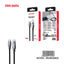 Cable USB Tipo C VD-DC03CC Ven Dens - Gris C-c 1M