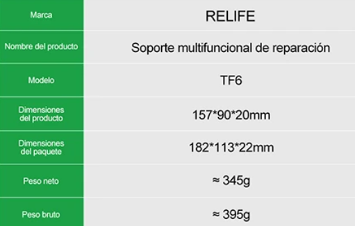 Prensa Multifuncional TF6 Relife