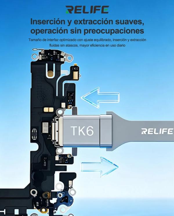 Set de Proteccion para el Puerto Carga Antifusion TK6 Relife - Tipo C