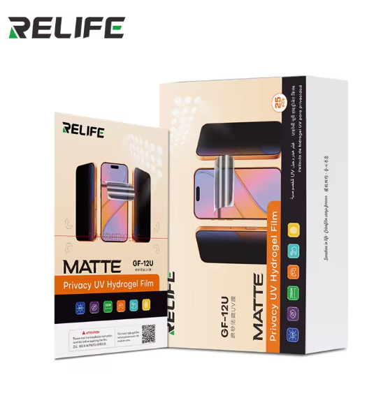 Lamina Hidrogel GF-12U Uv Matte Privada Relife