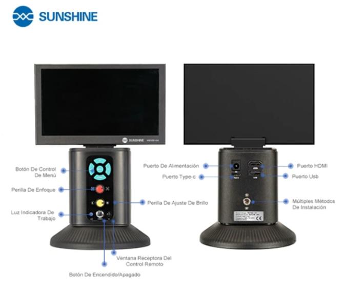 Microscopio digital con pantalla MS10E-04 Sunshine Imagen secundaria del producto