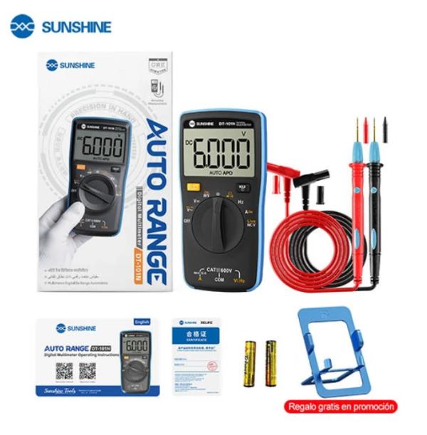 Multimetro Tester Autorango Automatico DT-101N Sunshine