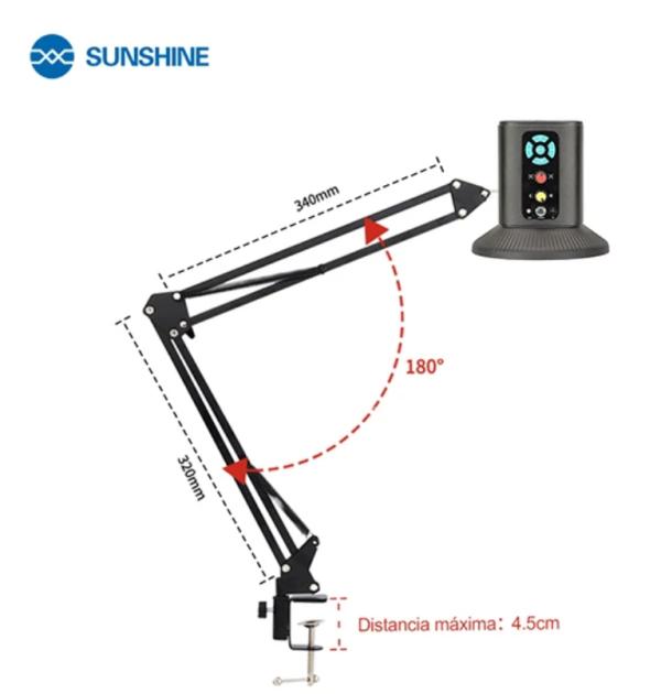 Microscopio Digital con Soporte Articulado MS10E-05 Sunshine