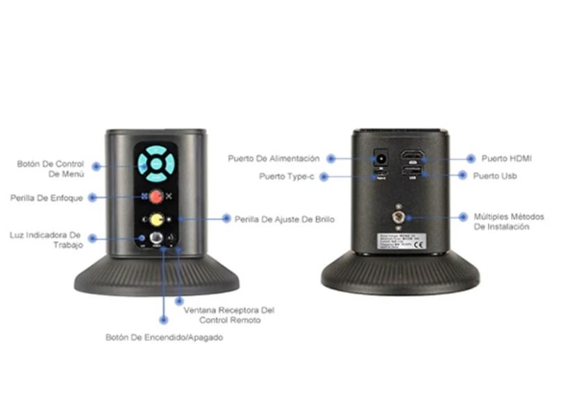 Microscopio Digital con Soporte Articulado MS10E-05 Sunshine