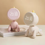 Reloj Despertador Digital Unicornio - Rosado