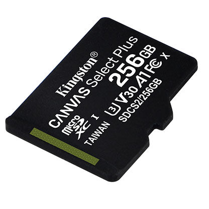 Kingston tarjeta de memoria micro SD canvas c/adaptador (clase 10) SDCS2/256GB