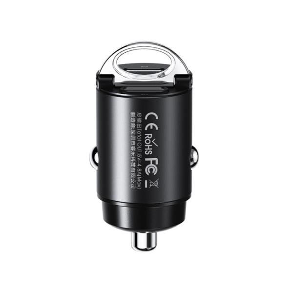 CARGADOR CUBO CARRO RCC332 REMAX NEGRO