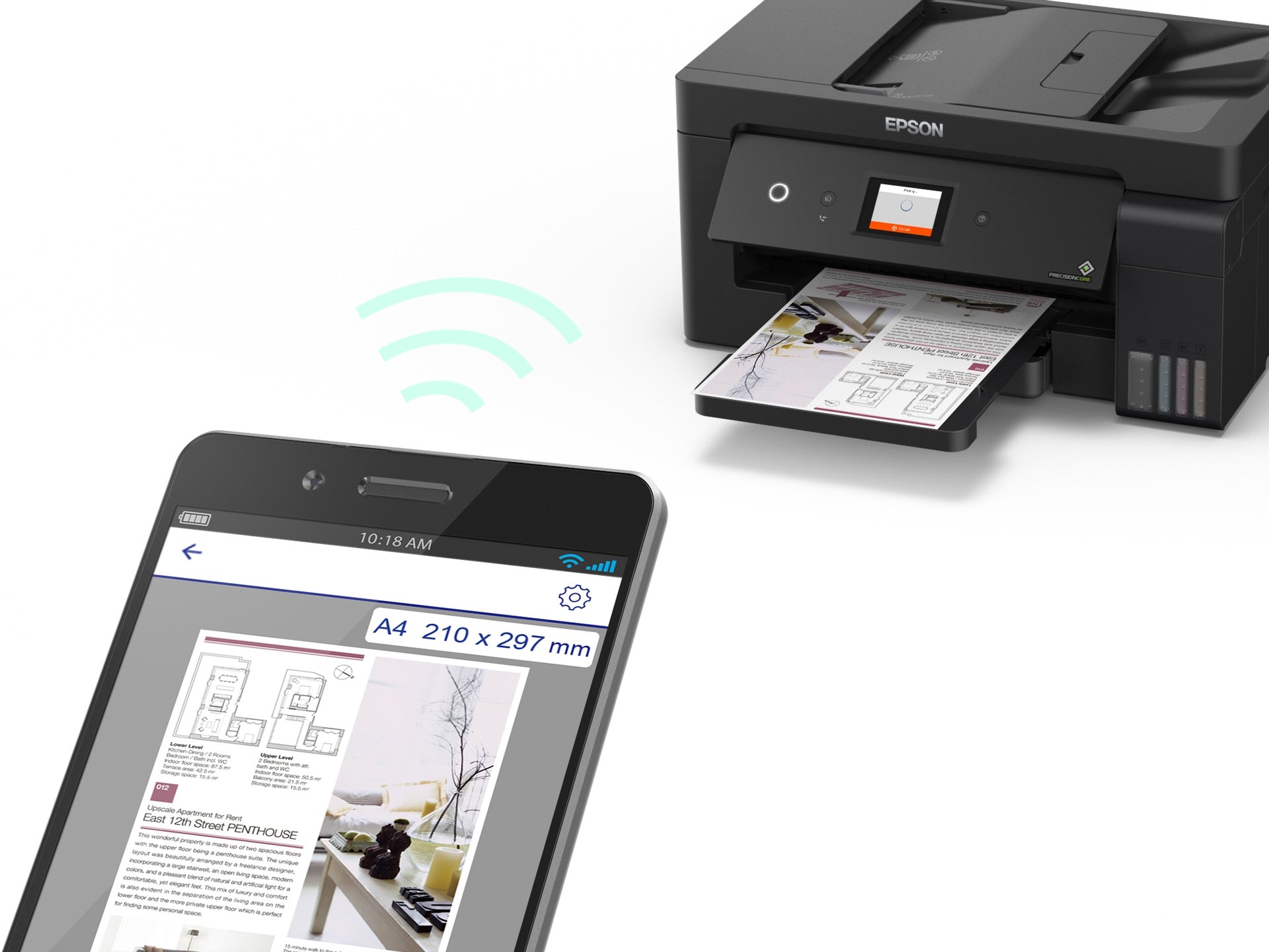 Epson impresora ecotank multifuncional L14150 A3 C11CH96301