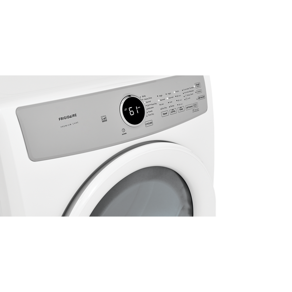 Frigidaire secadora carga frontal gas premium care blanca 21 Kg FDGX22E4EW