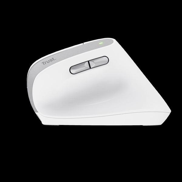 Trust Mouse Vertical Ergonomico Inalambrico Bayo Color Blanco Recargable - 25398