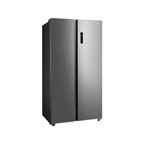 Midea refrigerador 20 pc color acero side by side inverter MDRS710FGM46