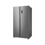 Midea refrigerador 20 pc color acero side by side inverter MDRS710FGM46