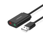Adaptador de audio UGREEN US205 usb-a a 3.5 mm 48khz