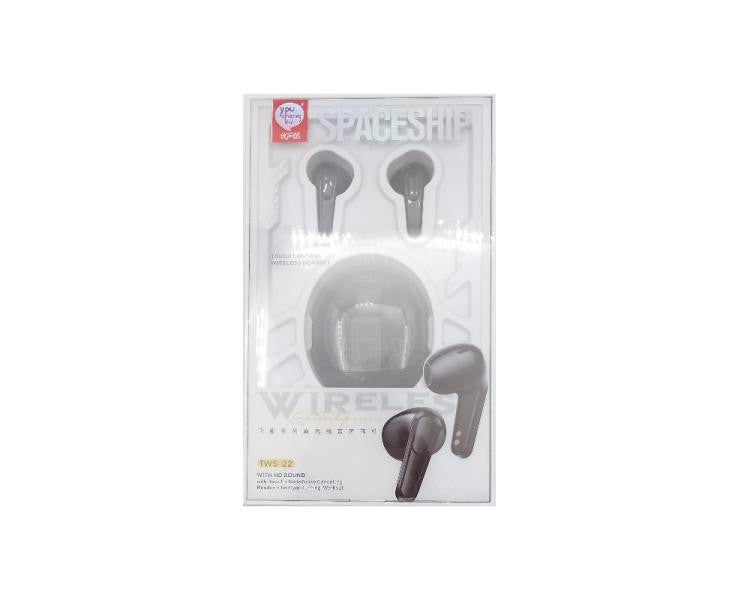 AUDIFONOS MANOS LIBRES BLUETOOTH TWS-22 YOUSHENGKU NEGRO