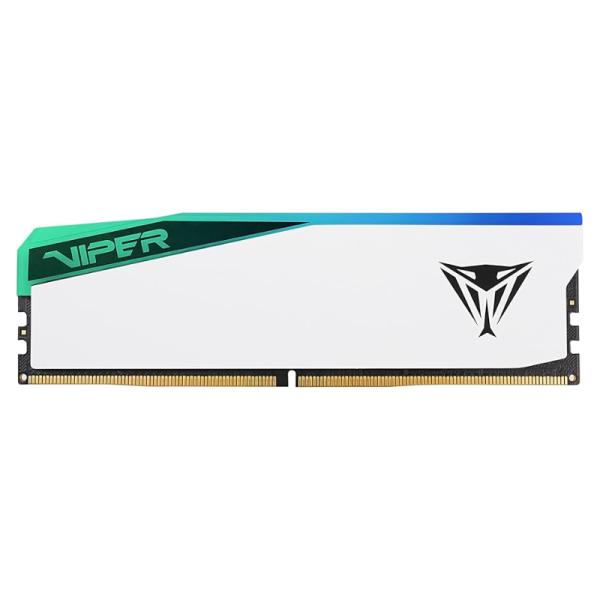 Memoria RAM Pc 32GB Patriot Viper Elite 5 RGB DDR5 6000MHZ CL30 1.35v Pver532g60c30w - Blanco Imagen principal del producto
